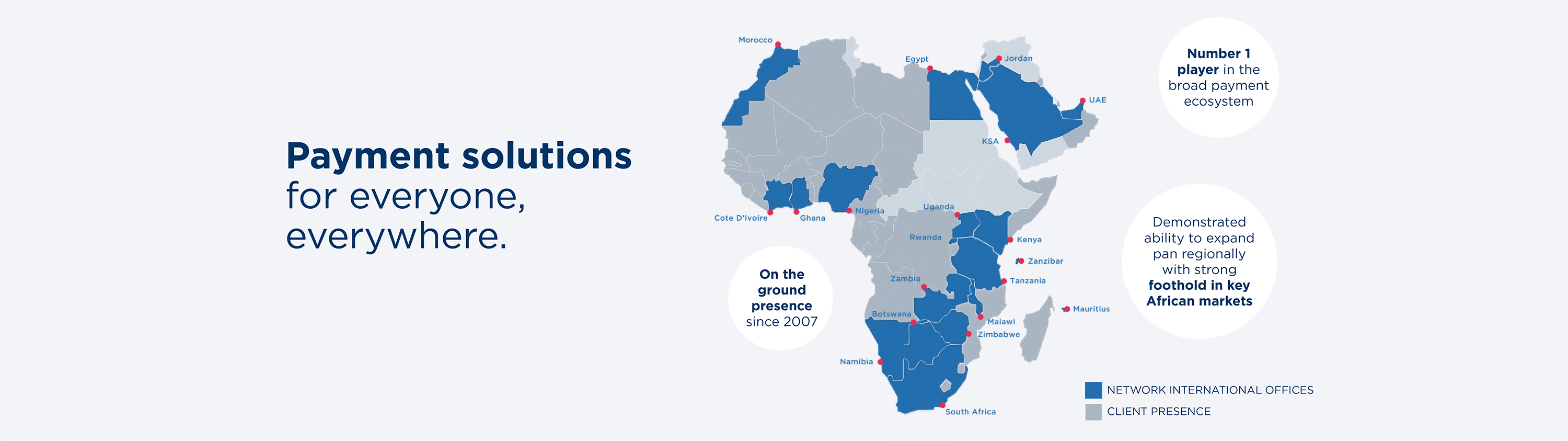 Regional Presence Map